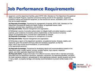 Job Performance Requirements
 