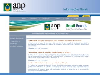 Informações Gerais
 
