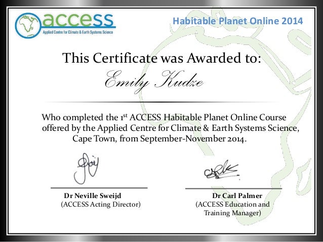 certificate for course completion