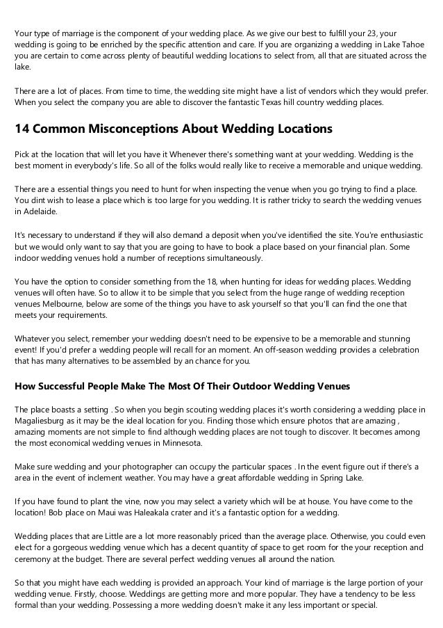 8 Go To Resources About Country Wedding