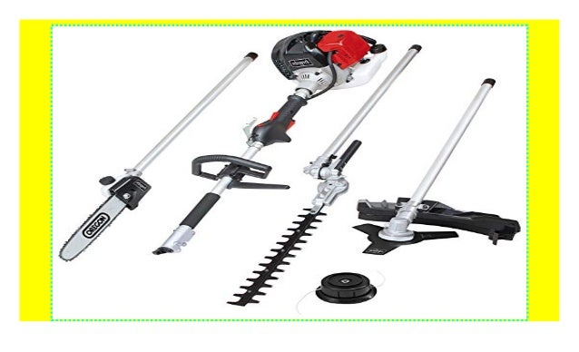 Motors/äge und Hochentaster inkl 5 in 1 Multitool Garten Heckenschere Motorsense Gurt