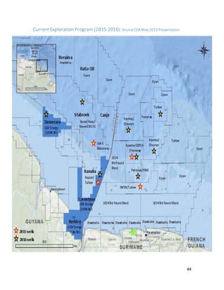 44
CurrentExploration Program (2015-2016): SourceCGX May 2015 Presentation
 