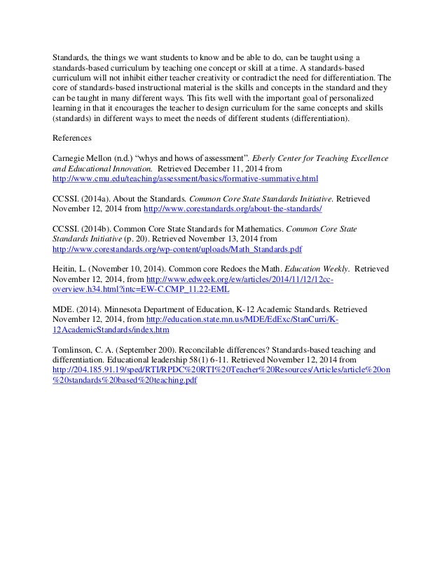 StandardAligned vs StandardsBased Curriculum