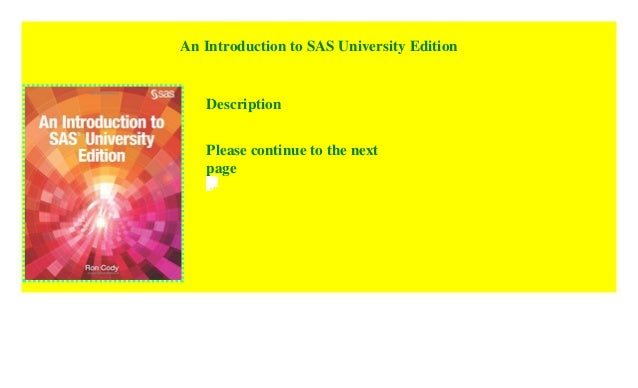 sas university edition libname sas university edition libname