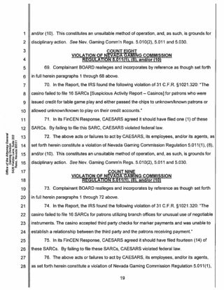 NGC 15-04 Complaint Caesars | PDF