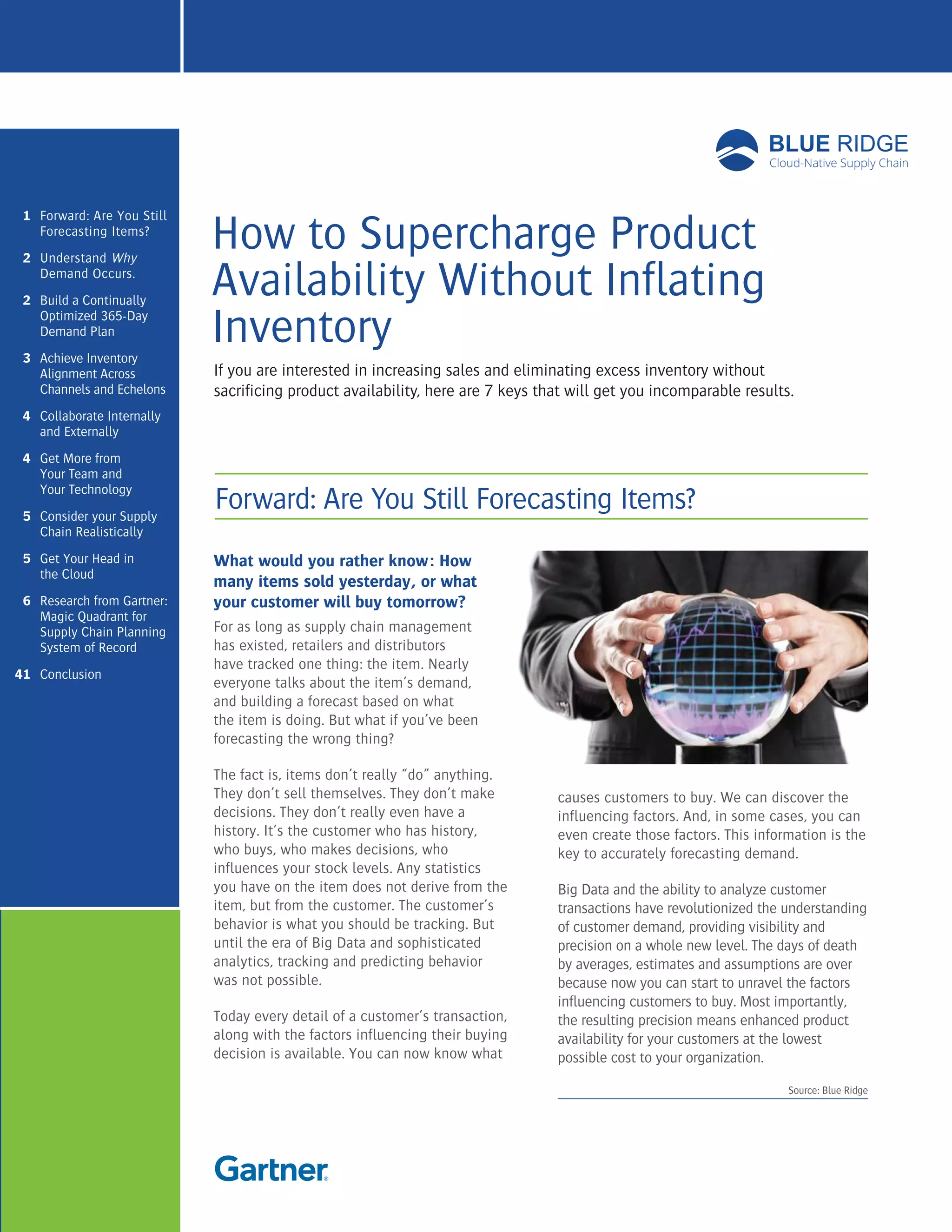 BlueRidgegartnersupplychainplanningmagicquadrant2016report PDF