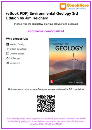 Comprehensive Guide to Environmental Geology: Concepts, Hazards, and ...