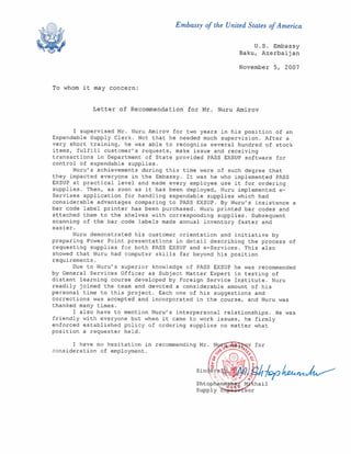 Reference letter S. Mikhail (US Dept.)