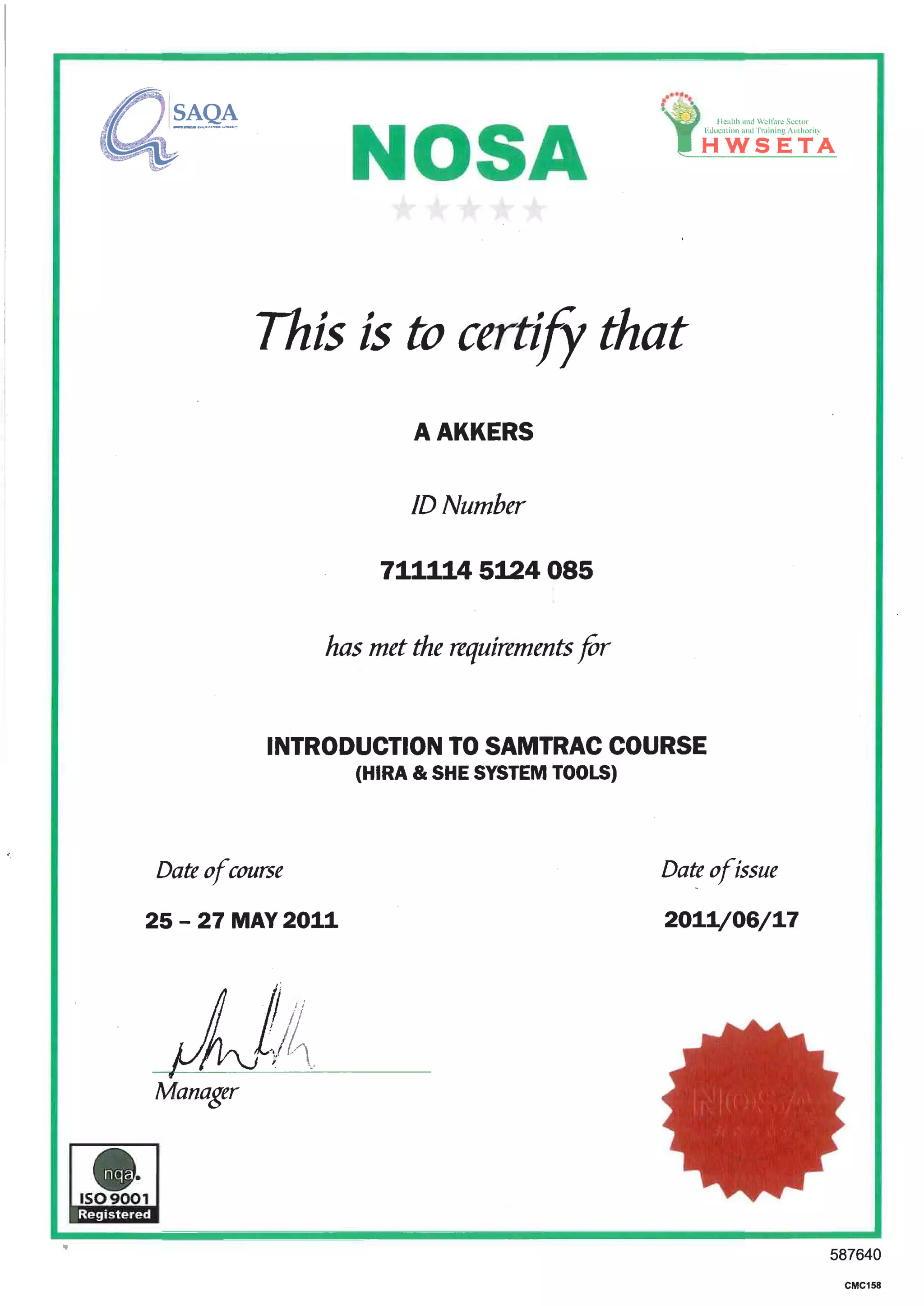 Intro to SAMTRAC AC Akkers | PDF