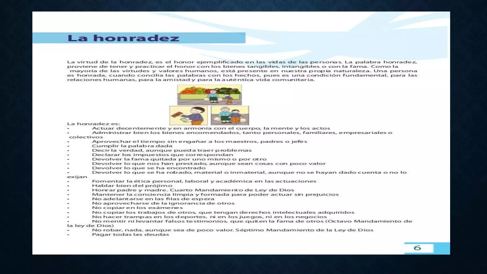 la honradez como valor y practica | PPTX
