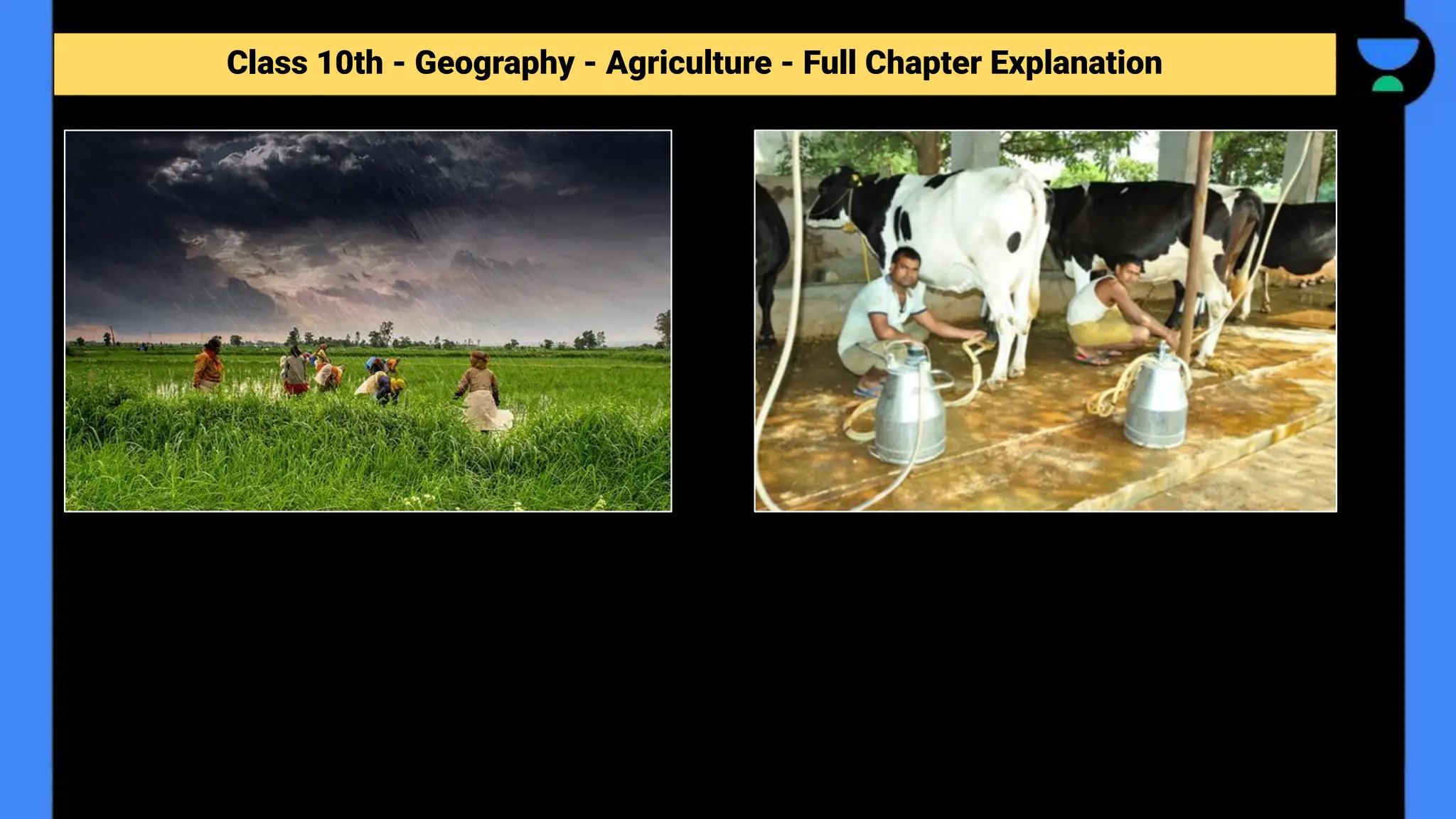 Class 10th - Geography - Agriculture - Full Chapter Explanation
 