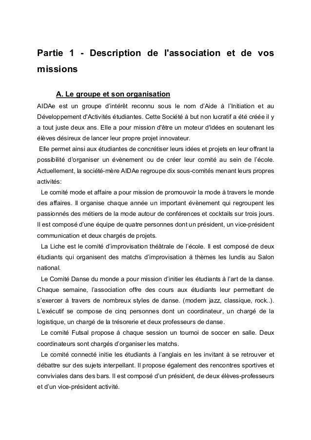 rapport cours projet  overview