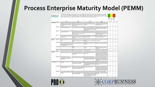 Process Enterprise Maturity Model (PEMM)
 