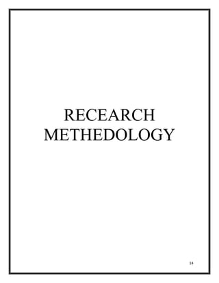 14
RECEARCH
METHEDOLOGY
 