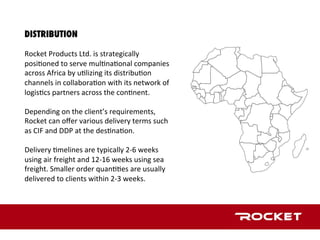 DISTRIBUTION!
#
#
#
B/+M.7#4*/3,+7"#N73;#!"#"7*$7.9!+$--@#
%/"!1/&.3#7/#".*H.#0,-1&$1/&$-#+/0%$&!."#
$+*/""#()*!+$#=@#,1-!E!&9#!7"#3!"7*!=,1/&#
+2$&&.-"#!&#+/--$=/*$1/!72#!7"#&.78/*M#/)#
-/9!"1+"#%$*7&.*"#$+*/""#72.#+/&1&.&7;##
#
C.%.&3!&9#/H.#+-!.&7O"#*.P,!*.0.&7">#
B/+M.7#+$&#/Q.*#H$*!/,"#3.-!H.*@#7.*0"#",+2#
$"#KRI#$&3#CC4#$7#72.#3."1&$1/&;#
#
C.-!H.*@#10.-!&."#$*.#7@%!+$--@#S'T#8..M"#
,"!&9#$!*#)*.!927#$&3#US'UT#8..M"#,"!&9#".$#
)*.!927;#60$--.*#/*3.*#P,$&11."#$*.#,",$--@#
3.-!H.*.3#7/#+-!.&7"#8!72!&#S'V#8..M";###########
 