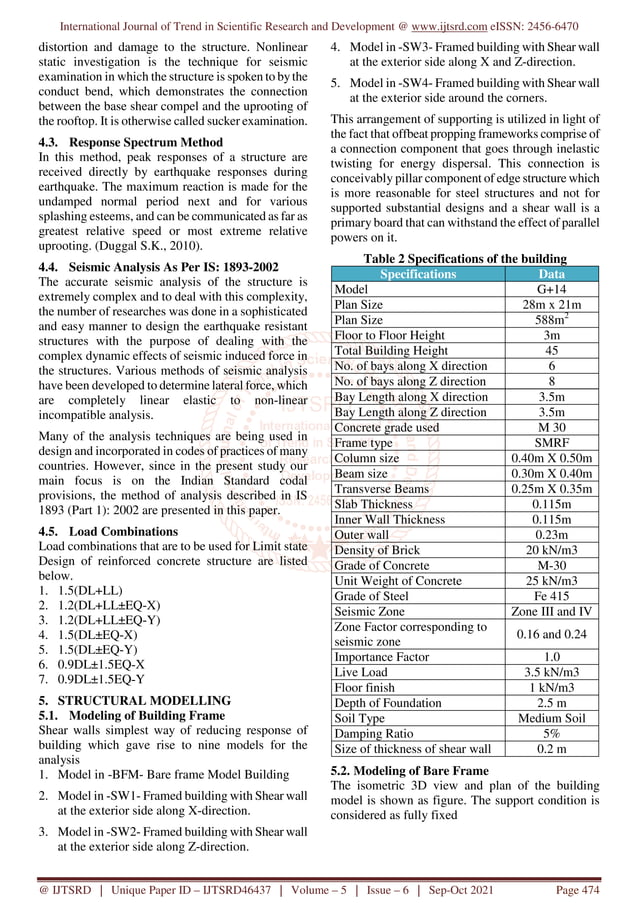 Comparison of Seismic Analysis of Multi Storyed Building Using Shear ...