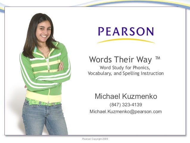 WordsTheirWay Books And PD WordsTheirWay Books And PD