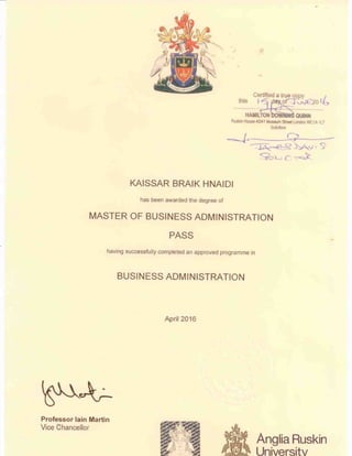 Attested MBA