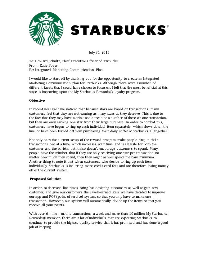 2 page exec Memo SBUX COM 280