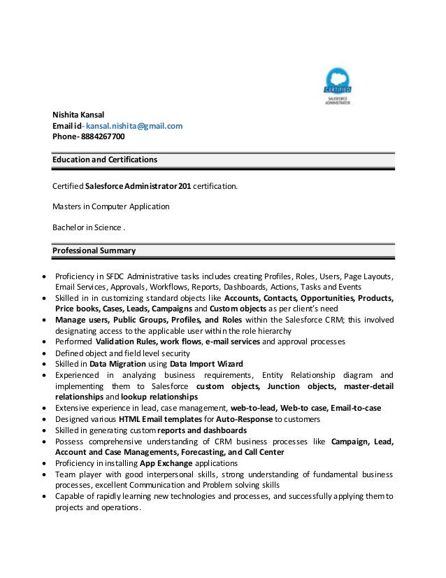 Nishita SalesForce Resume 1 Nishita SalesForce Resume 1