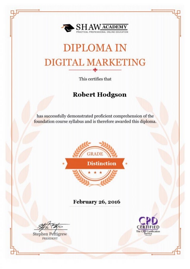 Diploma In Digital Marketing digital marketing diploma shaw academy Diploma In Digital Marketing digital marketing diploma shaw academy