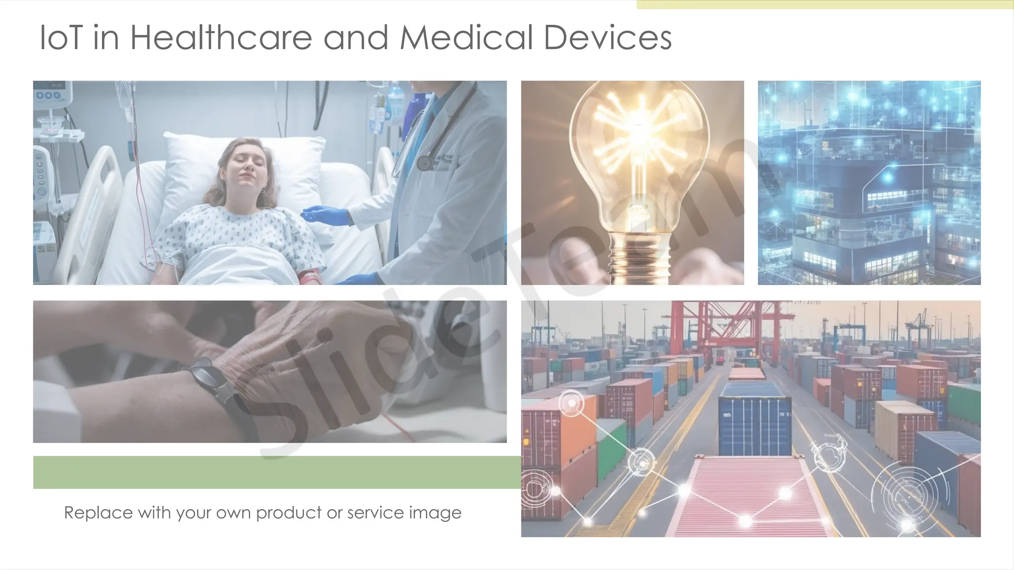 IoT in Healthcare and Medical Devices
Replace with your own product or service image
 