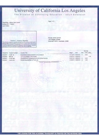 Nicola_Carroll_US Transcript | PDF