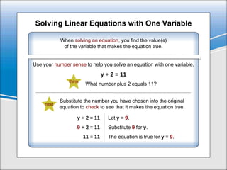 Linear Equations | PPT