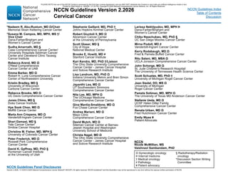cervical cancer treatment guideline updates | PDF