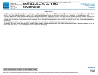 cervical cancer treatment guideline updates | PDF