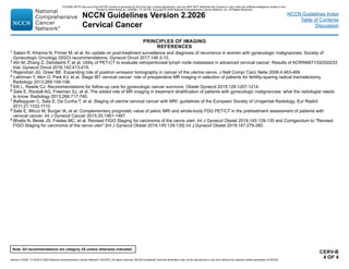 cervical cancer treatment guideline updates | PDF