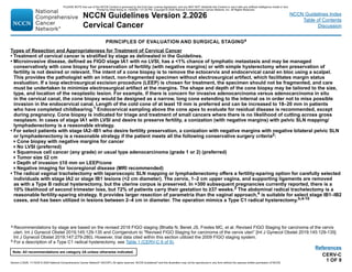 cervical cancer treatment guideline updates | PDF
