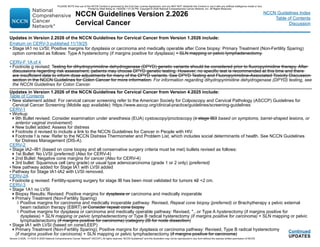 cervical cancer treatment guideline updates | PDF