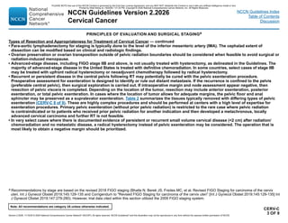 cervical cancer treatment guideline updates | PDF