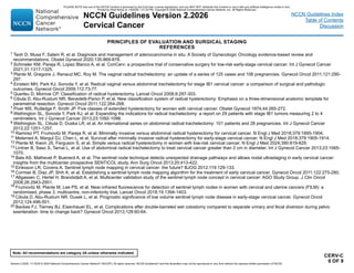 cervical cancer treatment guideline updates | PDF