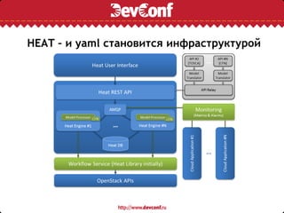 HEAT – и yaml становится инфраструктурой
 