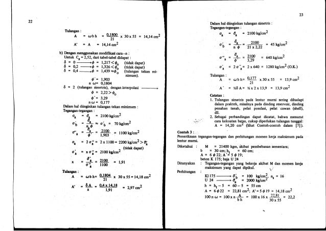 15 Perhitungan N Lentur