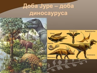 Доба Јуре – доба
диносауруса

 