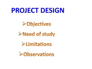 PROJECT DESIGN
 