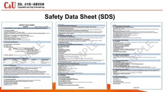 Safety Data Sheet (SDS)
 
