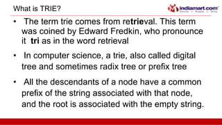 TRIES_data_structure | PPT