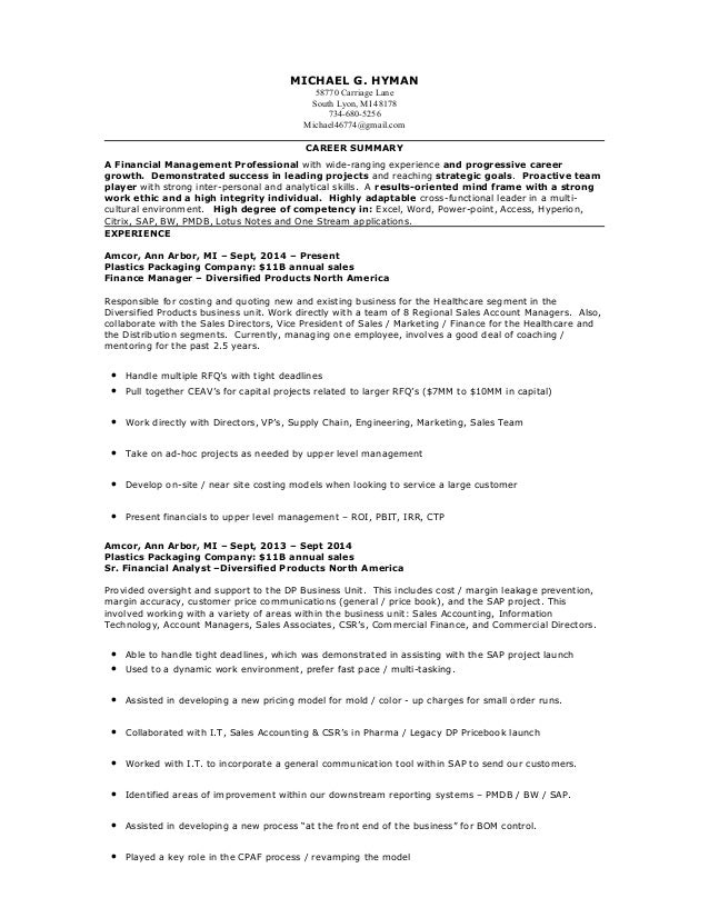 Business Unit Finance Manager Job Description / Finance And Global Business Services Amazon Jobs - Forecasts a financial plan for the company and uses resources to meet these requirements through client recruiting and raising funds.