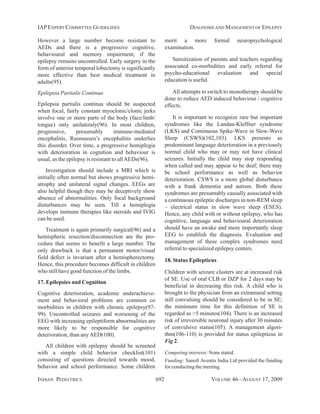 Guidelines for Diagnosis and Management of Childhood Epilepsy | PDF