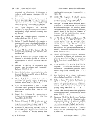 Guidelines for Diagnosis and Management of Childhood Epilepsy | PDF
