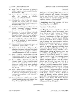 Guidelines for Diagnosis and Management of Childhood Epilepsy | PDF
