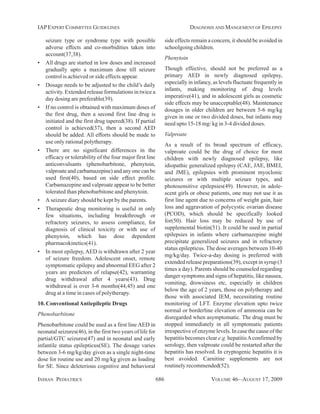 Guidelines for Diagnosis and Management of Childhood Epilepsy | PDF