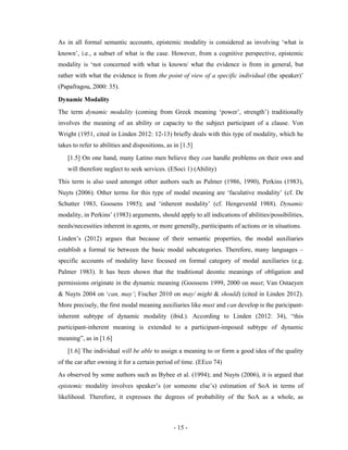 Modality in English and Vietnamese: A Cognitive Perspective = tính tình ...