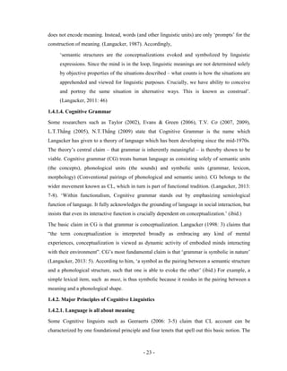Modality in English and Vietnamese: A Cognitive Perspective = tính tình ...