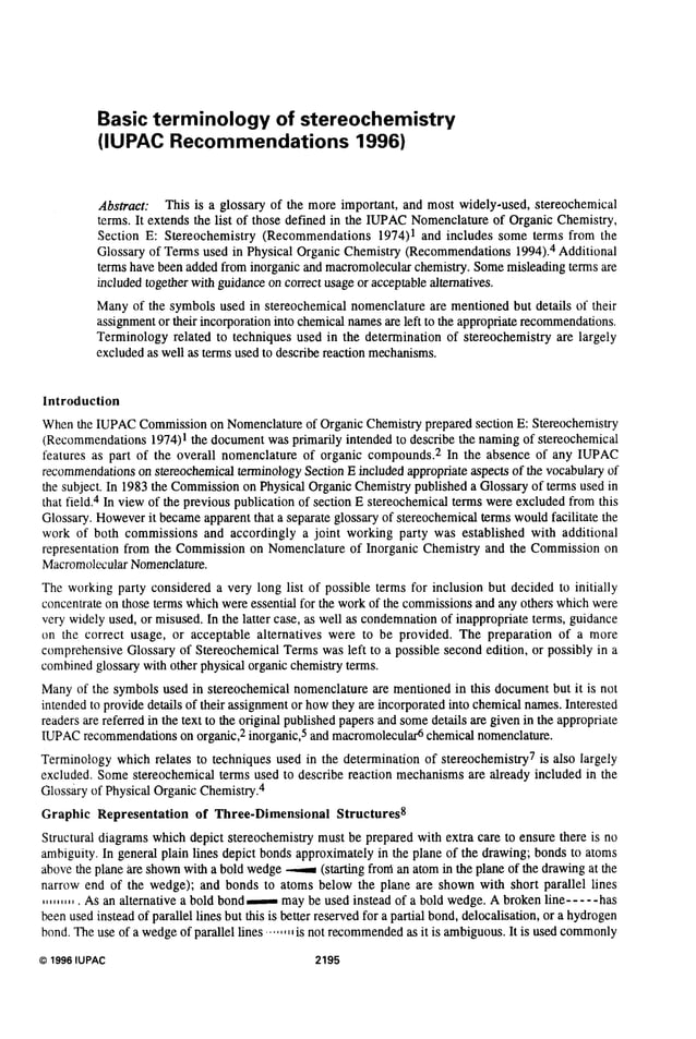 Basic Stereochemistry PDF Basic stereochemistry pdf