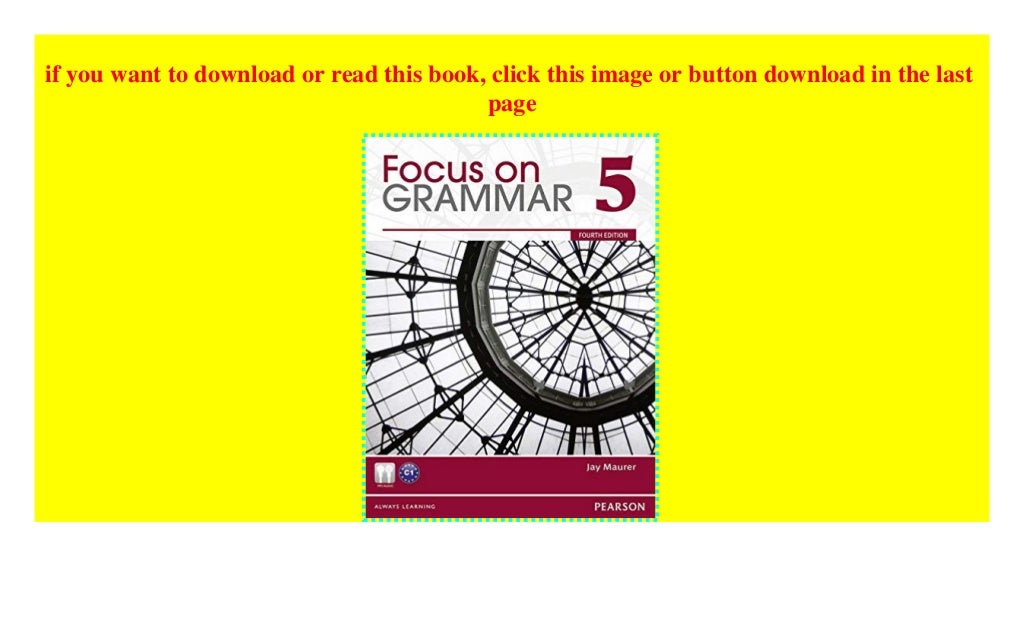 Focus on grammar 5